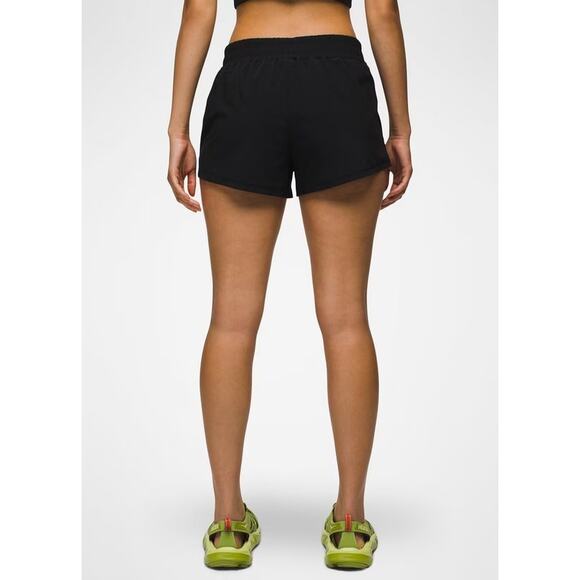 Prana Railay Short Women's XS Black 3" Inseam Standard Fit Mid Rise Lightweight - Picture 2 of 12